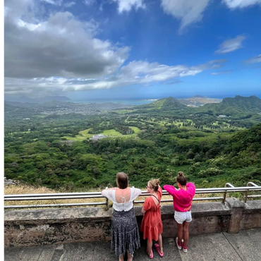 No need for words, just trying to catch our breath of the beauty of Hawaii.