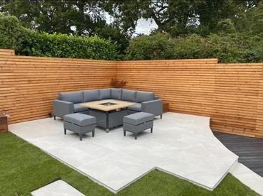 Unique patio areas