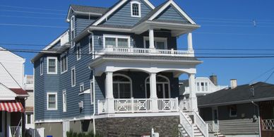 This one story Longport residence needed to grow to meet the needs of its new family.  Located on a 