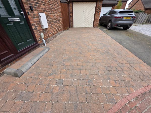 Clean paved driveway in Willerby