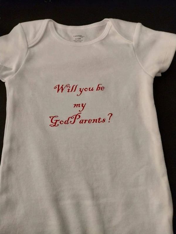 Godparents onesie