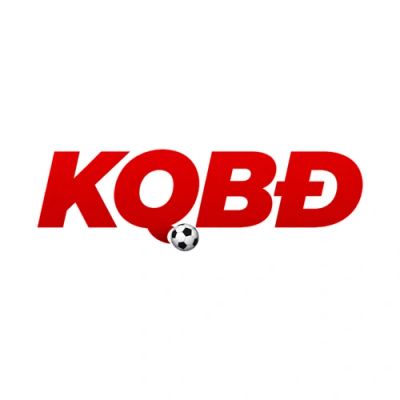Logo KQBĐ màu đỏ với bóng đá.