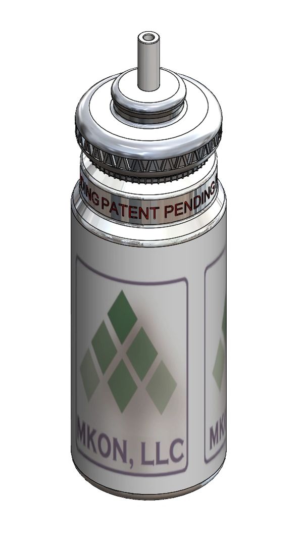 Ferrule design on MDI Canister
