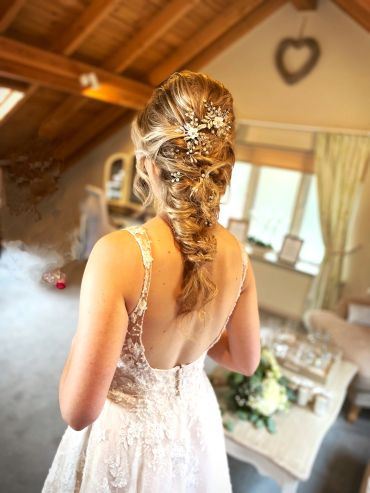 bridal hair bridesmaid hair for wedding hair and makeup near me wedding hairdressers Cheshire