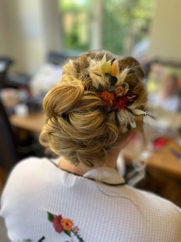 bridal hair bridesmaid hair for wedding hair and makeup near me wedding hairdressers Cheshire