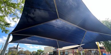Shade sail structure