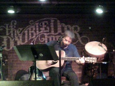 Timothy Scott Williams onstage at Double Door in Charlotte NC with guitar