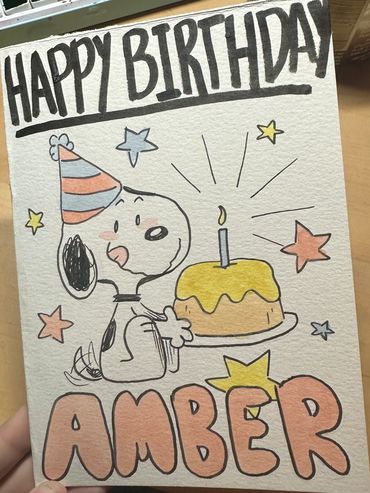 Custom Happy Birthday cards for you!