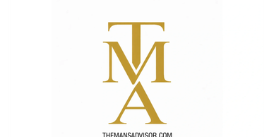 Logo with letters T, M, A in gold and the text THEMANSADVISOR.COM.