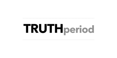 Logo displaying the phrase 'TRUTH period'.