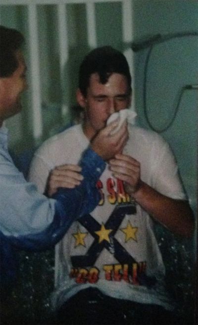 Ryan's Baptism Cross of Tomball