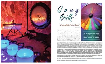 DISCOVER Magazines published article about gong sound bath meditations