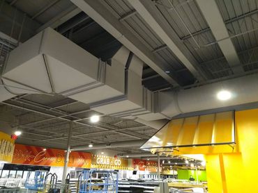 Ductwork Commercial HVAC System, Sheet Metal