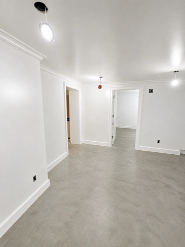 Baseboards, doors casing and crown molding.