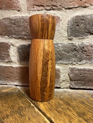 Hand made in Quebec Mahogany Pepper Mill with Danish design hardware