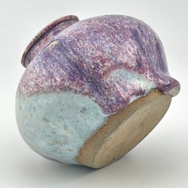 Heavy glazed Chinese Jun style ink pot