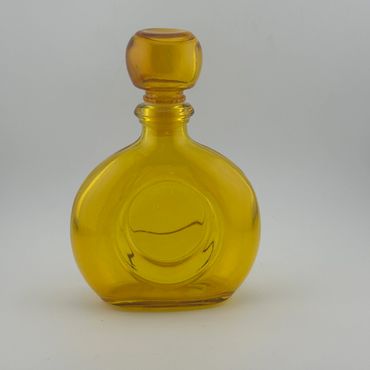 MCM amber glass bottle with stopper