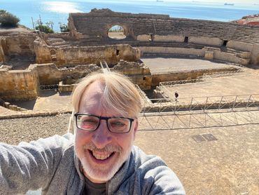 Rusty Cole visiting roman ruins