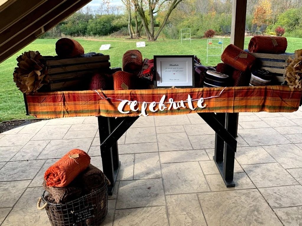 Trough Table
Black (decorations not included)
8'L  2'W  41"H 
33"floor to trough
8" trough
$35