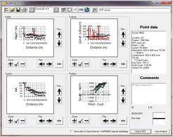 ScanTegrity™ buried pipe coating attenuation conductance survey reporting graphs.