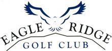 Eagle Ridge Golf Club Logo in Blue and Black Color