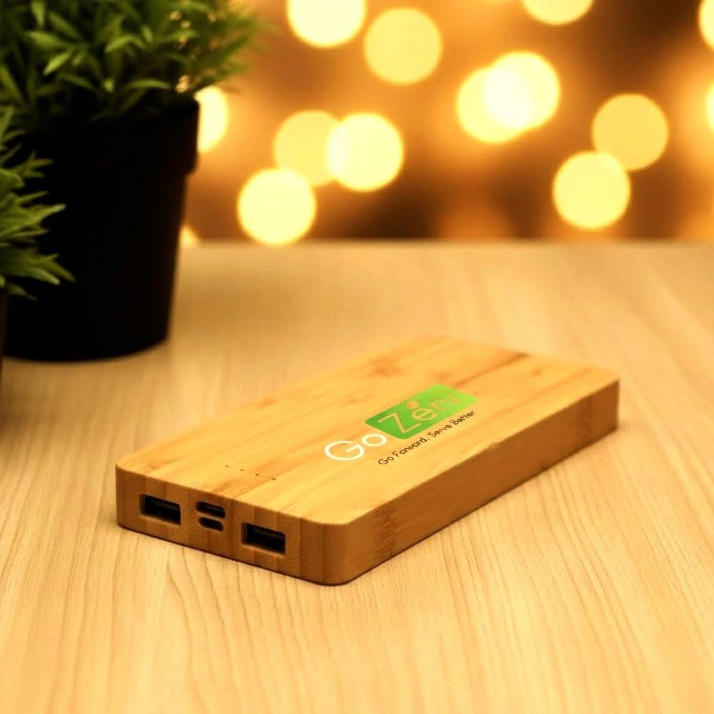 BEST SUSTAINABLE BAMBOO POWER BANK IN BANGALORE WHICH ARE ECO-FRIENDLY AND SUSTAINABLE PRODUCTS