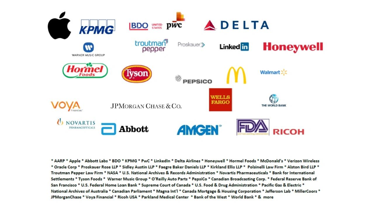 Information Governance clients