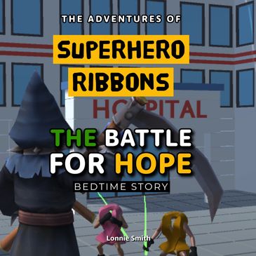 two superhero ribbons audio book cover