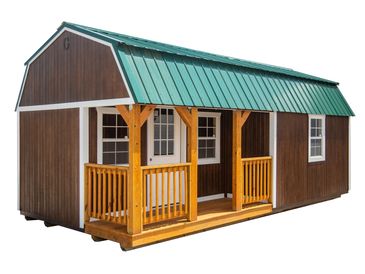 Side porch lofted barn