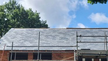Rockhouse 20x10 natural slate installed