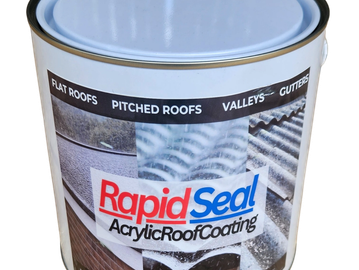 Rapidseal instant waterproofing acrylic roof coating