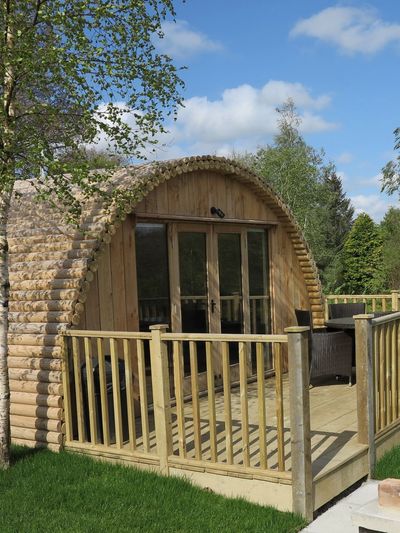 Riverside glamping pod in Powys, Wales – peaceful retreat for anglers couples hikers Builth Wells