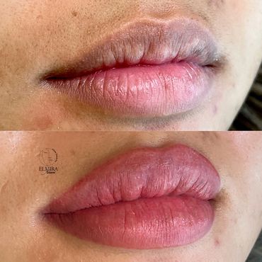 Leep Makeup transformation highlighting smooth and radiant skin