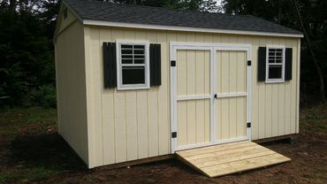 Choose the paint or stain color to match your home