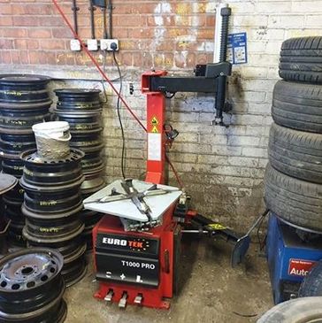 New tyre machine, Tyres fitted from £12 each