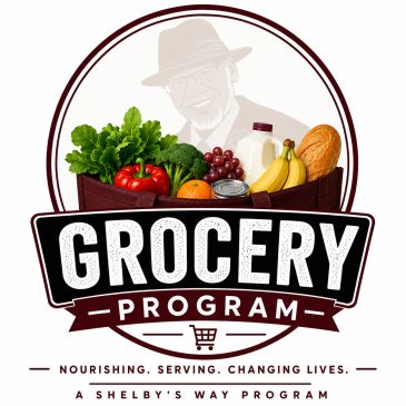 Logo for a grocery program with fresh produce.