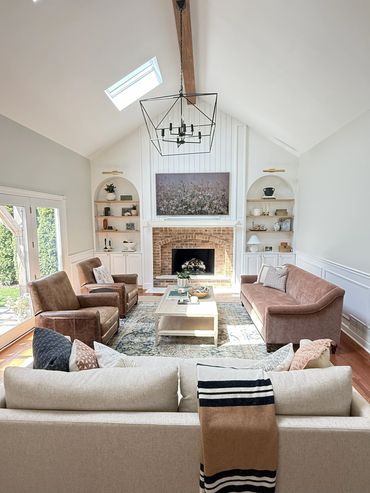 Formal living room remodel in Wheaton, Illinois