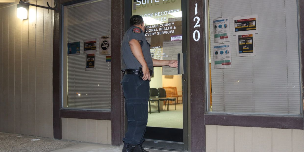 Accolade Security, Inc. security officers protecting a commercial property and deterring criminal ac