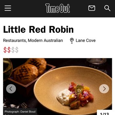 Time Out reviews Little Red Robin