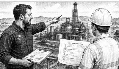Proteus consultant walking the plant with site supervisors during a business diagnostic