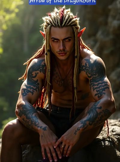 Arrow of the Dragonborn.
Introduced in Ashealia book 1 in b.p. wolf 's Coming of Ashe Book series