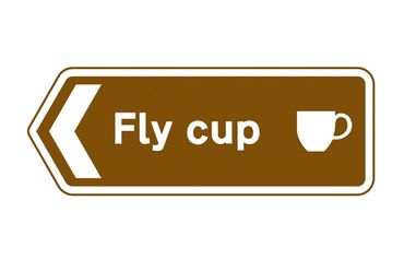 Doric cafe tourist brown road sign