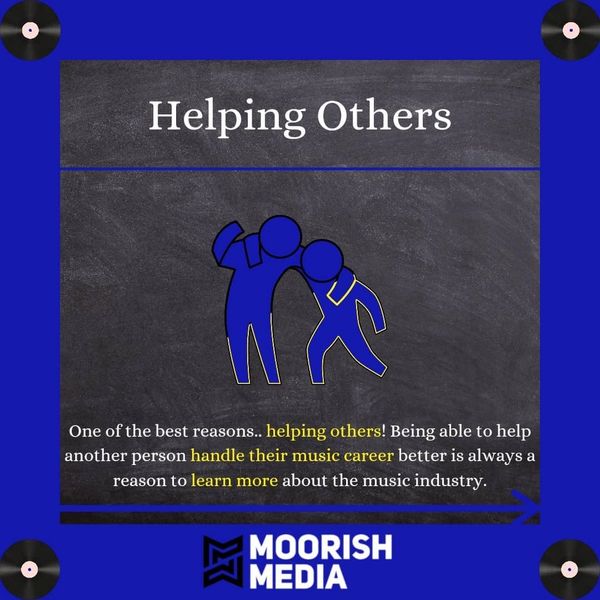 Moorish Media Helping Others. Two people holding each other up
