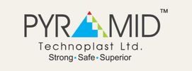 Logo of Pyramid Technoplast Ltd. with colorful pyramid design.