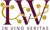 Logo with letters IW and grapevine design, caption 'In Vino Veritas'.