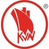 Red logo featuring a stylized sailboat inside a circle with "KW" letters.