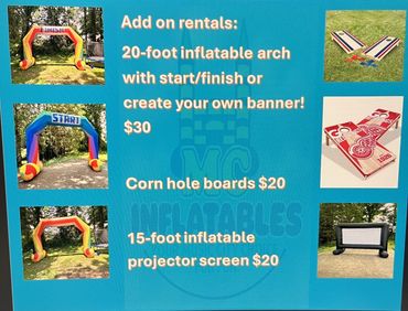 Bounce house accessories