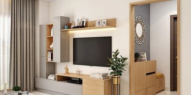room with furniture