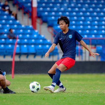 Jayden Chaiyote training in PSG America.