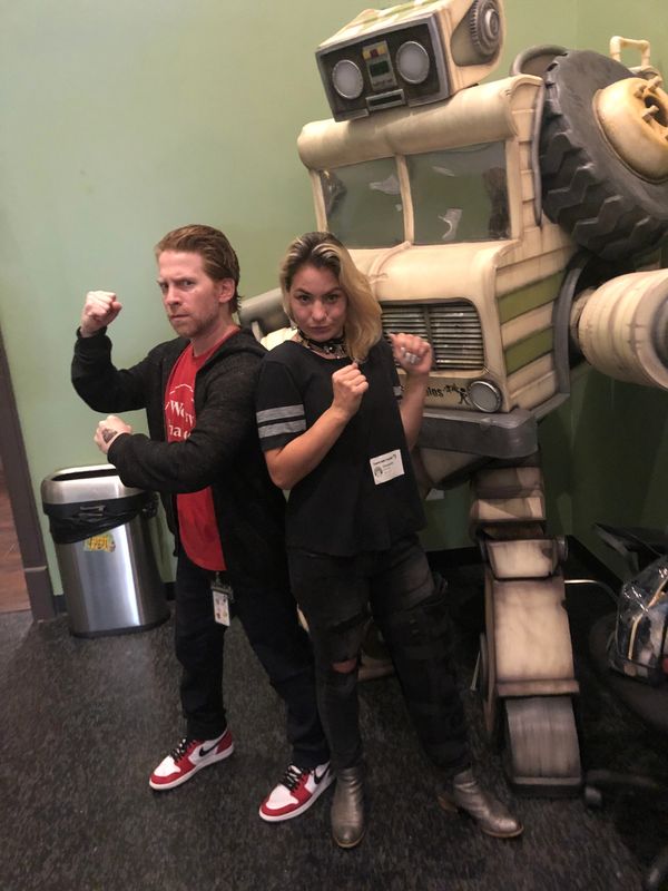 HMU on Seth Green for an interview for "Albert Pyun King of Cult Movies"